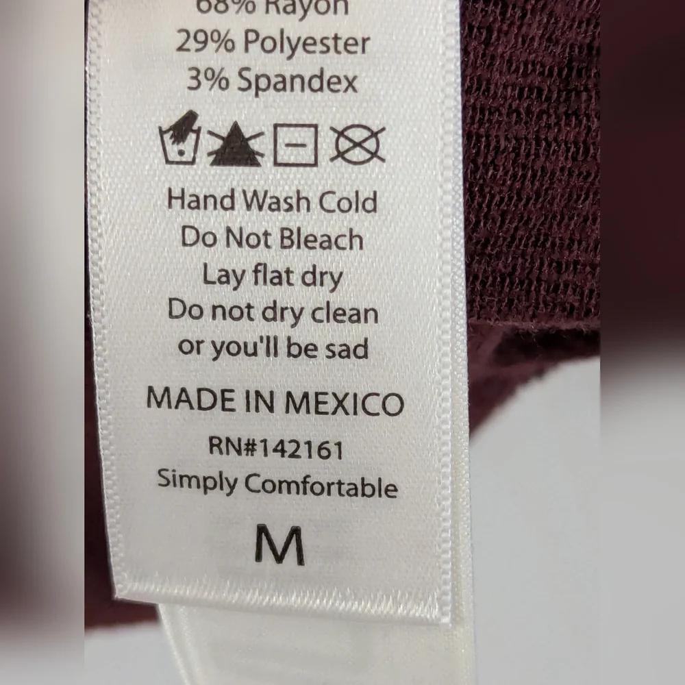 LuLaRoe Naomi Ribbed Knit Top in Rich Brown - Picture 5 of 7